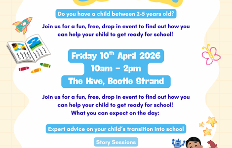 Get ready for school event poster 