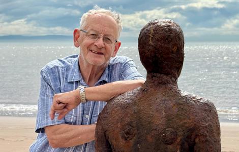 Photographer Ron Davies With Iron Man