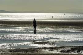 Decorative Image of Anthony Gormley's 'Another Place'