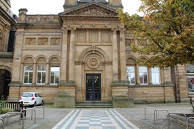 a photo of the outside of Southport Library