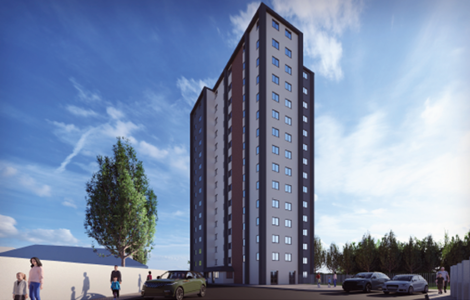 Image showing how a refurbished Vine House could look.