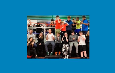 Group of young people at the Thinkf.A.S.T. Academy