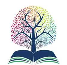 tree on top of a book decorative image