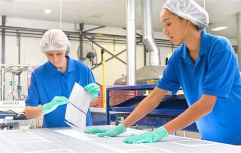 People working in a factory