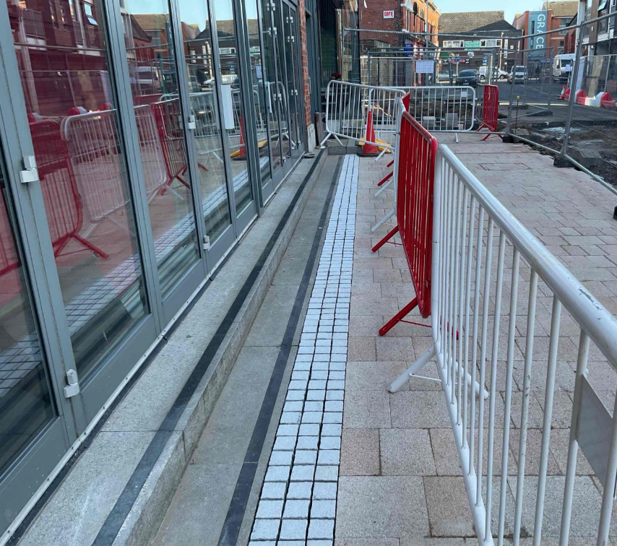 A picture of Les Transformations de Southport Phase 1 site progress in February 2025.